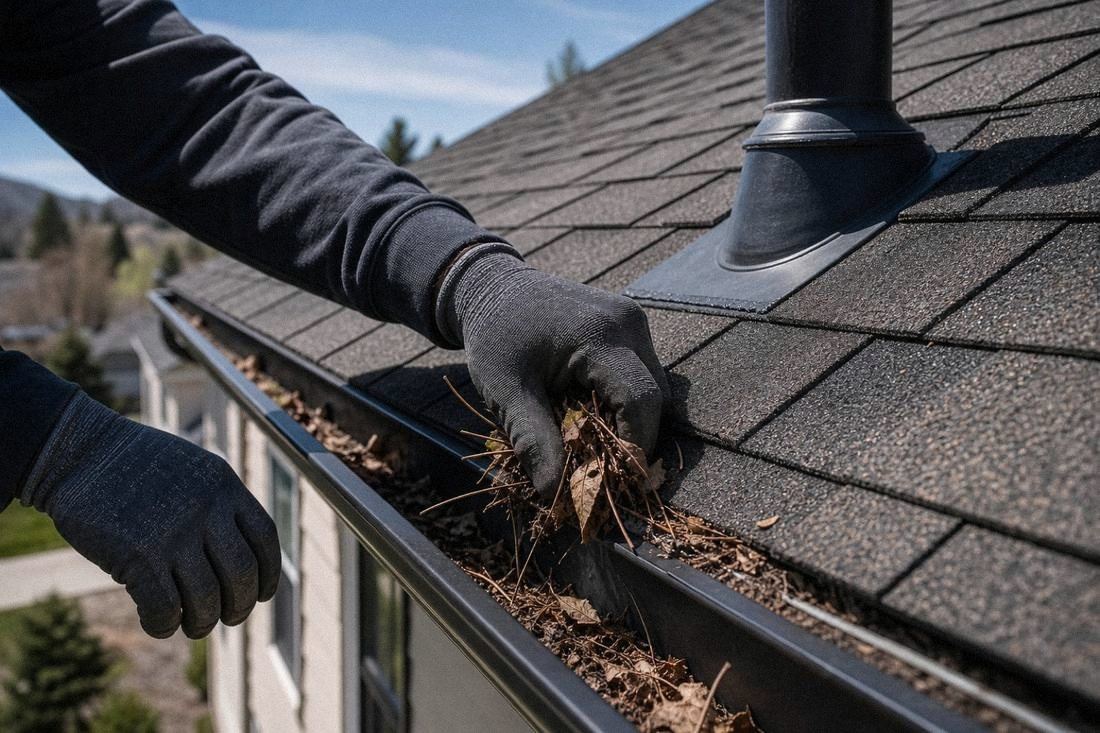 Roof maintenance inspection
